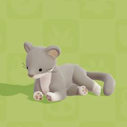 Heartopia Animal Portait - Ferret.