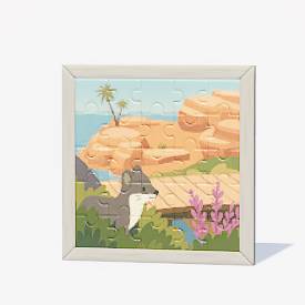 Hartopia Puzzle Image - 16 Ferret's fun moment.