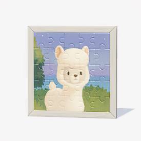 Hartopia Puzzle Image - 18 Alpacas and Night.