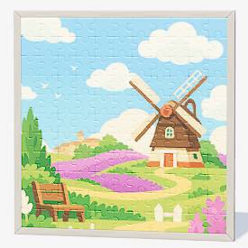 Heartopia Puzzle Image - 24 Windmill Flower Field.