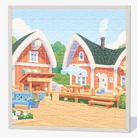 Heartopia Puzzle Image - 26 Fishing Village Square.