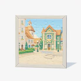 Heartopia Puzzle Image - 3 in front of the clothing store.