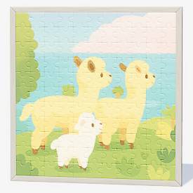 Hartopia Puzzle Image - 36 Alpaca Family.