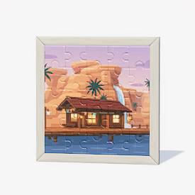 Hearttopia Puzzle Image - 4 Mountain Spring Cottage.