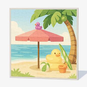 Hartopia puzzle image - 41 beach fun.