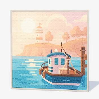 Hartopia Puzzle Image - 44 Relaxing fishing boat.