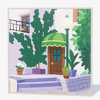 Hartopia Puzzle Image - 47 Residential Street Corner.