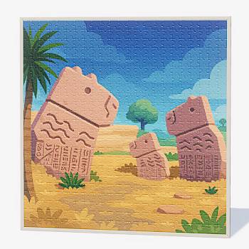 Heartopia Puzzle Image - 51 Capybara Statues.