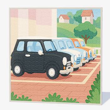 Hartopia Puzzle Image - 52 Parking Lot.