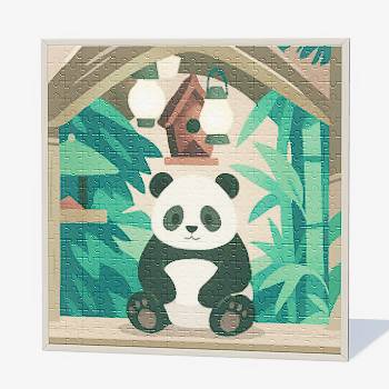 Hearttopia Puzzle Image - 57 Solitary Panda.