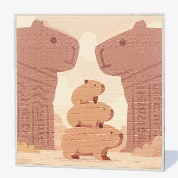 Heartopia Puzzle Image - 60 Capybara Mountain.
