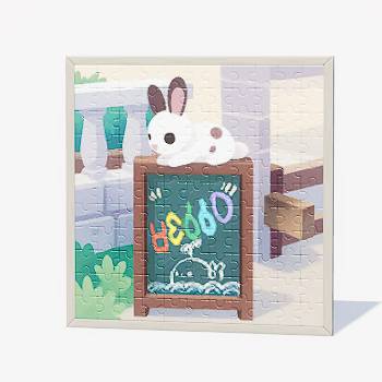 Hearttopia Puzzle Image - 63 Naughty Bunny.