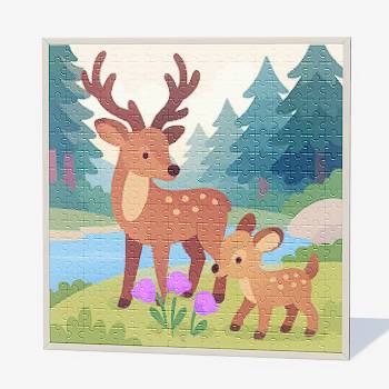 Hartopia Puzzle Image - 76 Creek-Crossing Deer.