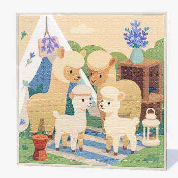 Heartopia Puzzle Image - 80 Alpaca's Journey.