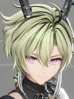 Lifeng Arknights Endfield, गोरा कपाल भएको चरित्र।