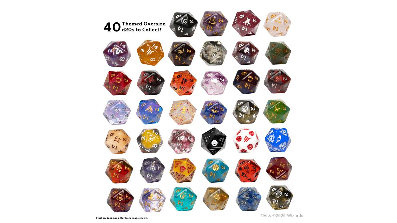 All dice from the Baldur's Gate 3 Treasure Pack Collection.