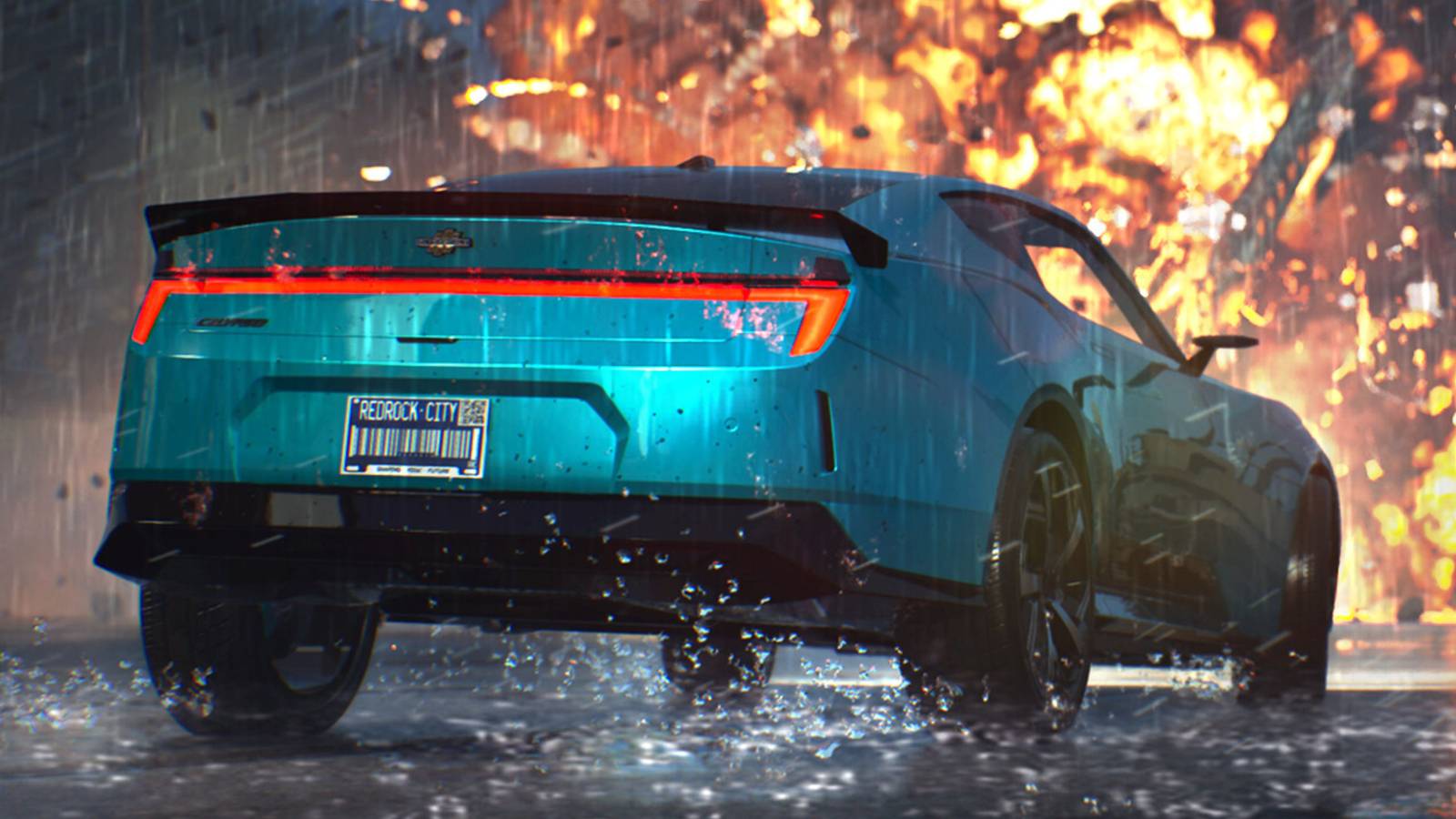 Redrock City License Plate Car MindsEye