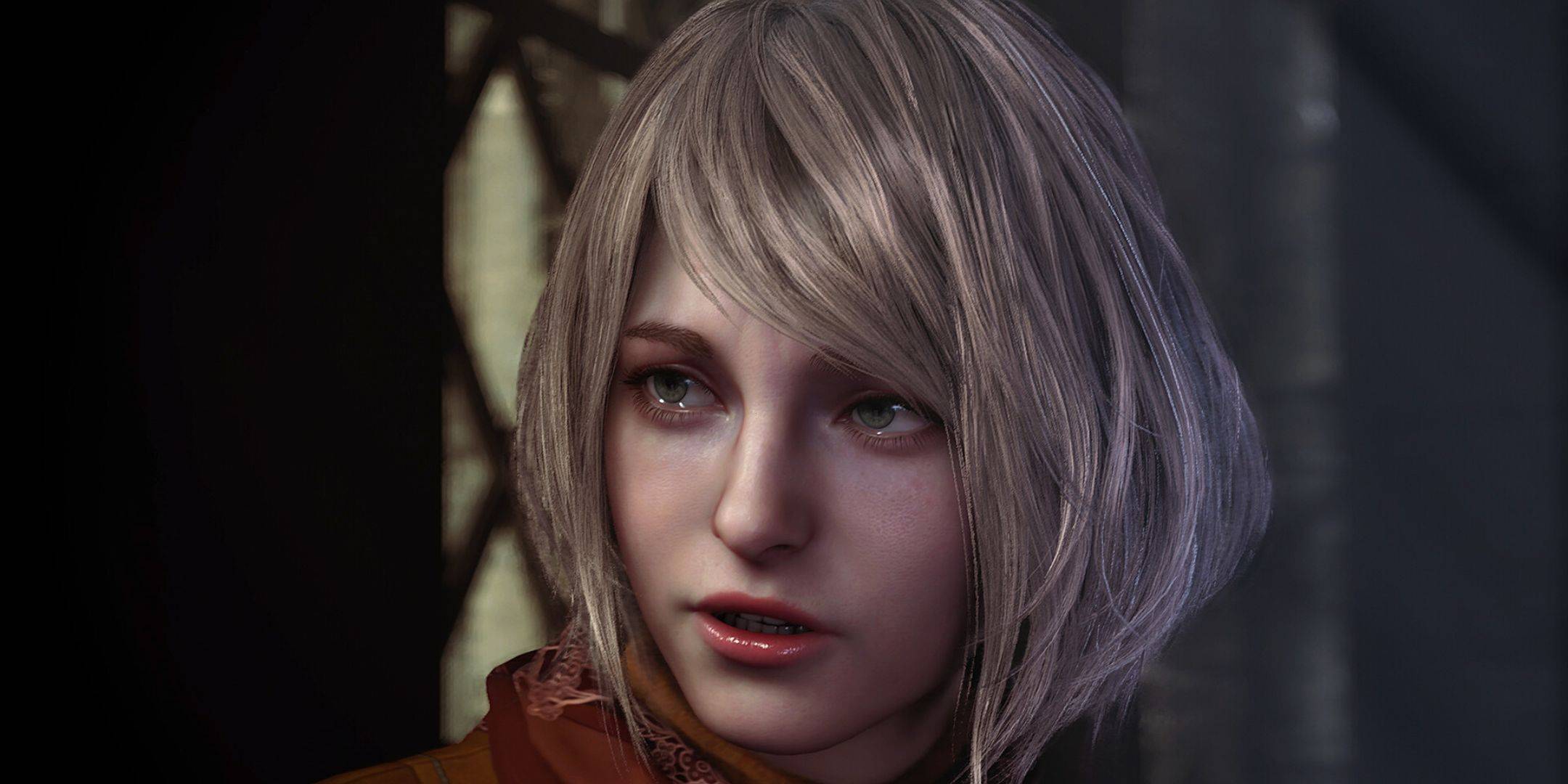 Ashley Graham s face in Resident Evil 4 s remake.