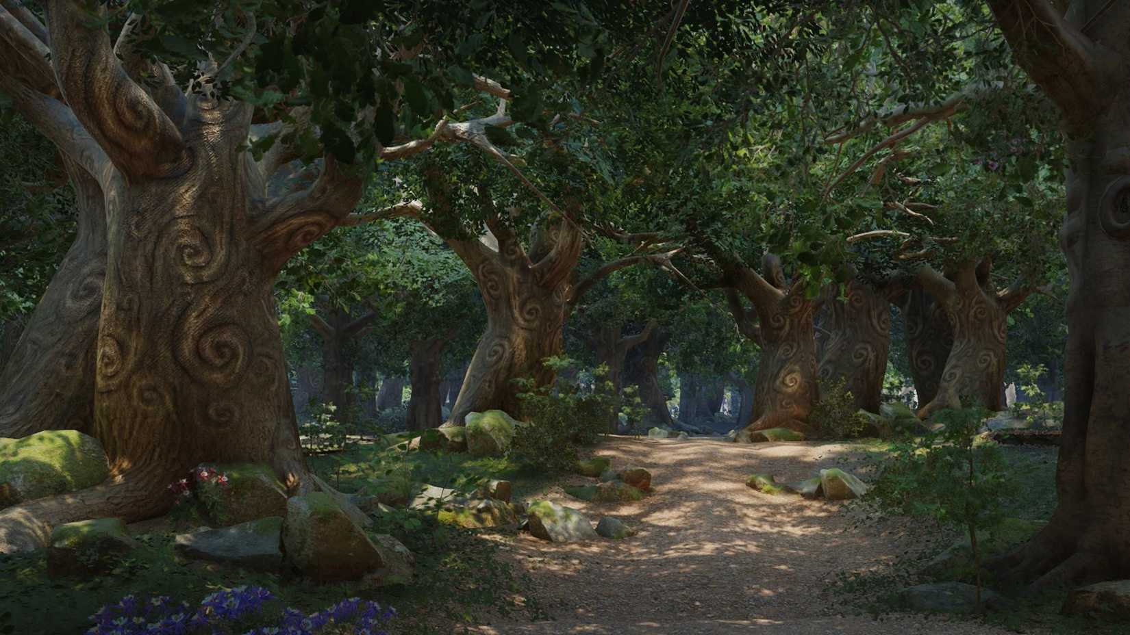 Skyrim Lorwyn Fantastical Trees Mod