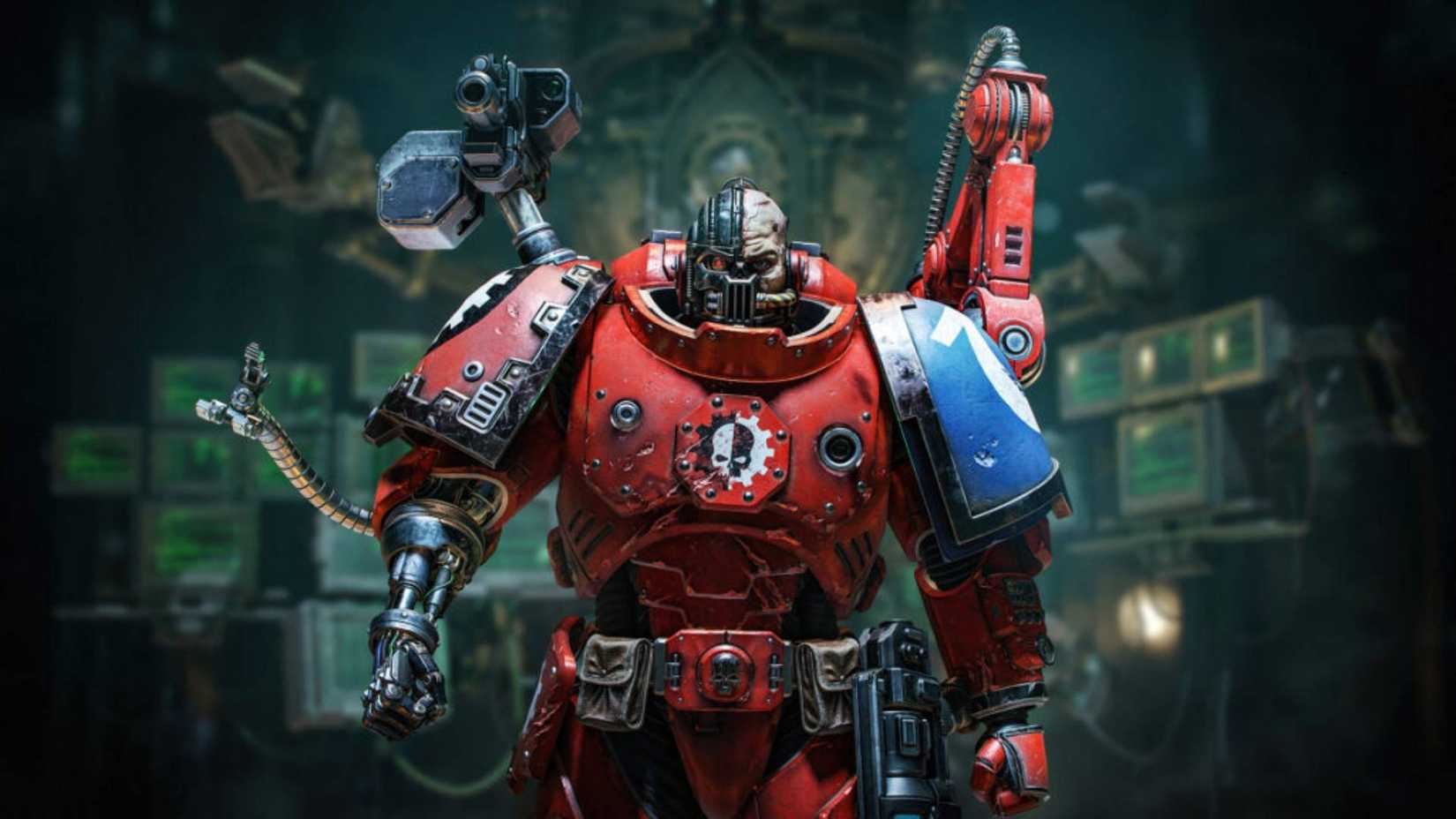 The Techmarine from Warhammer 40,000: Space Marine 2.