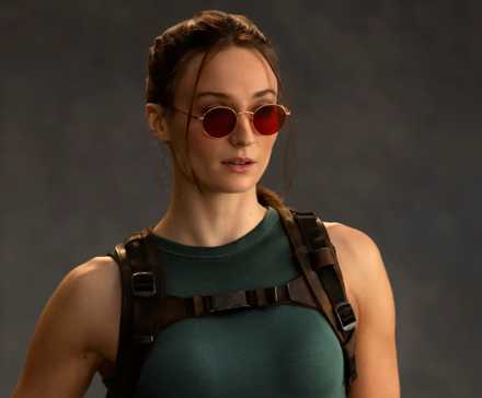 Sophie Turner as Lara Croft