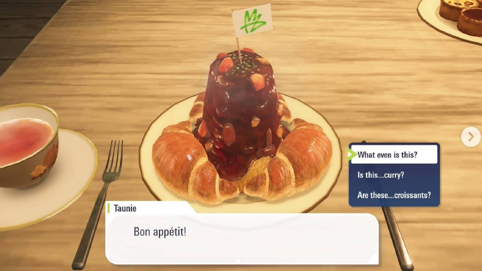 Taunie's curry in Pokemon Legends Z-A