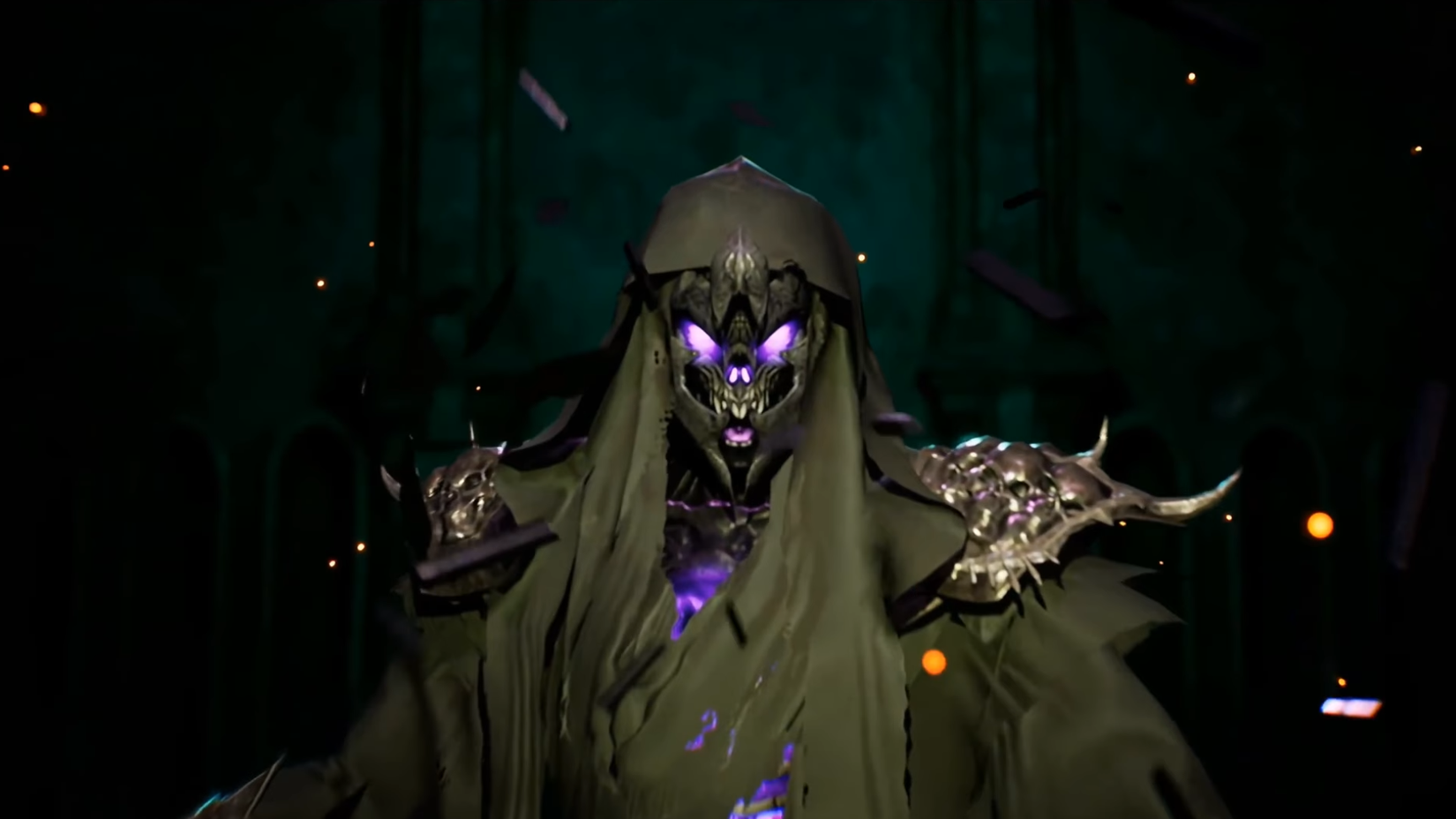 A skeleton creature from the indie game Fall.