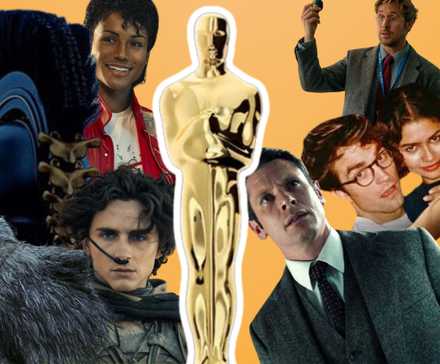 Various potential Oscar nominees around the statuette
