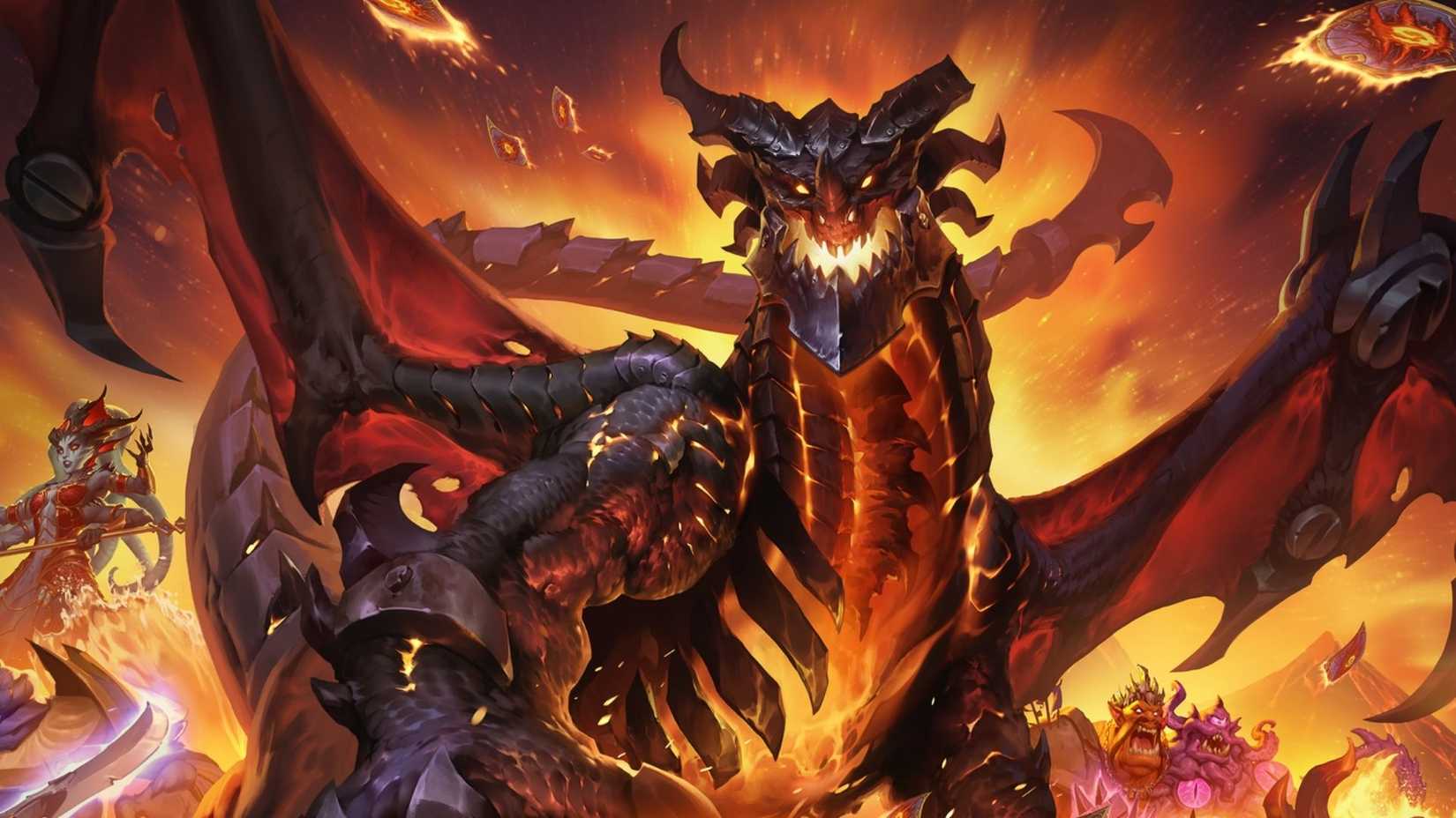 Catacylsm key art from Hearthstone.