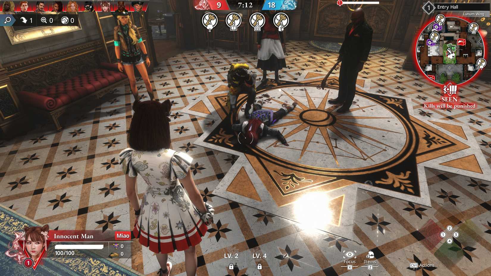 A body being found in Killer Inn.