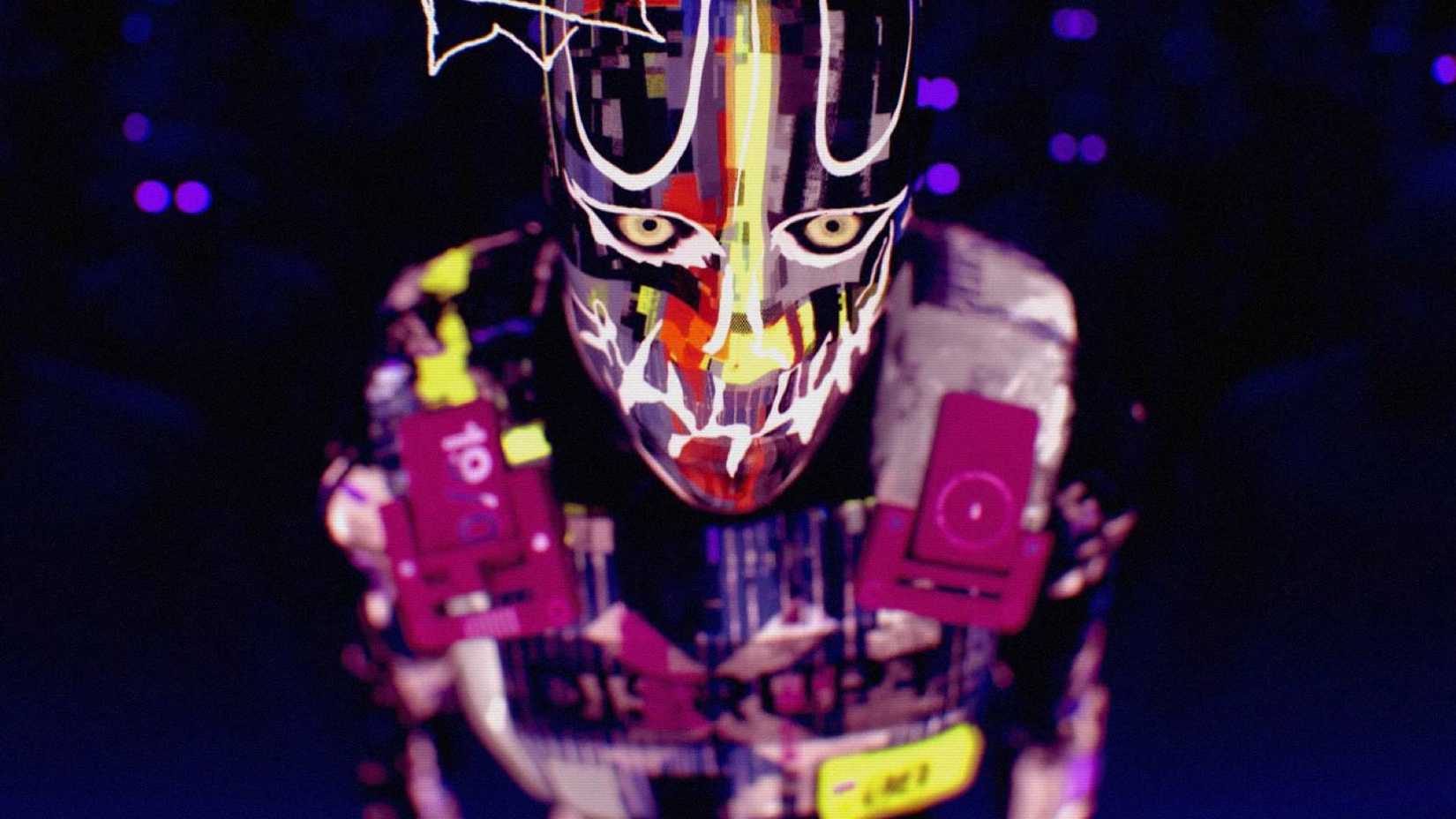 A gantry cyborg character in Marathon.