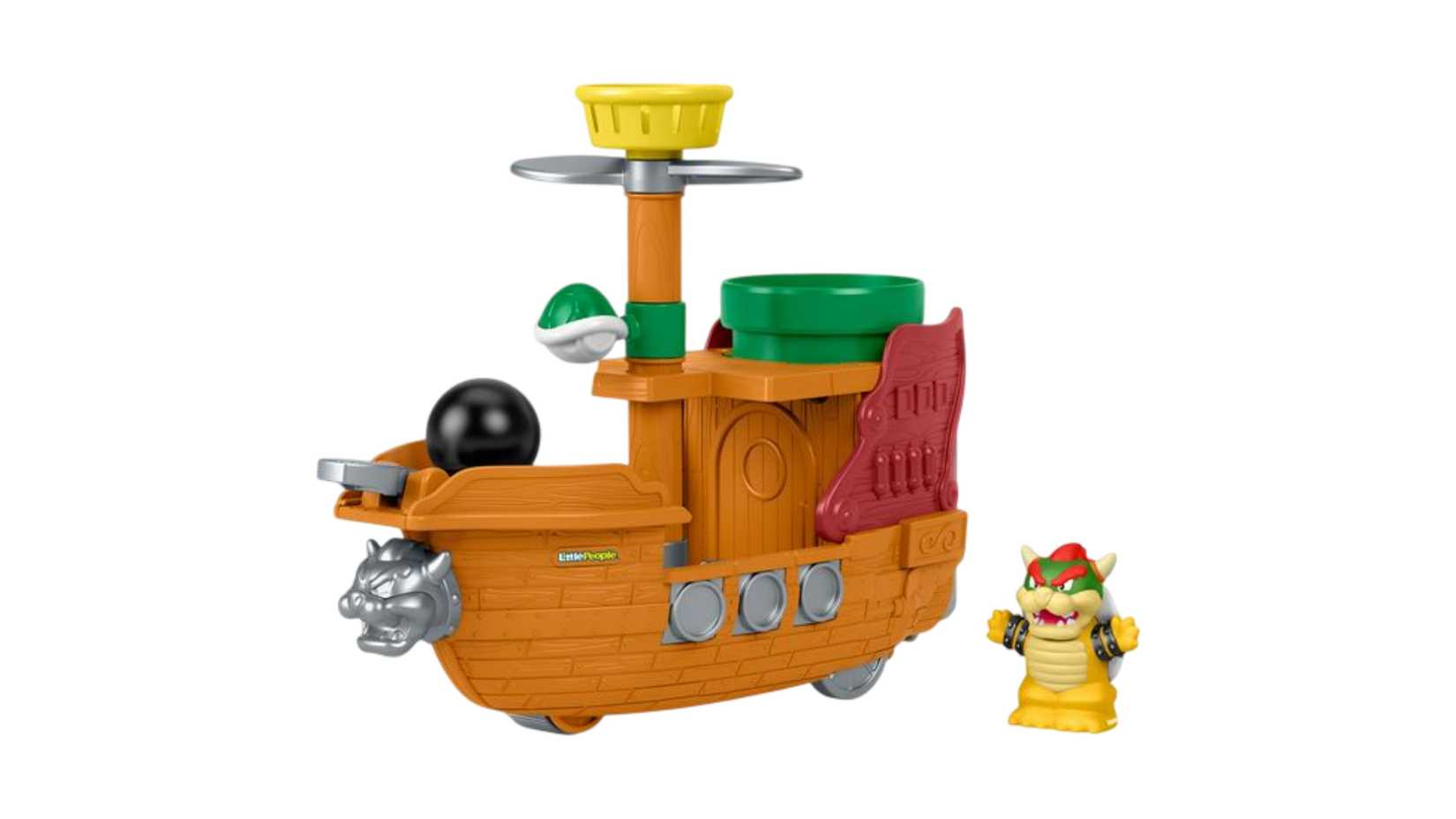 My Mario Little People Bowser figure and airship set.