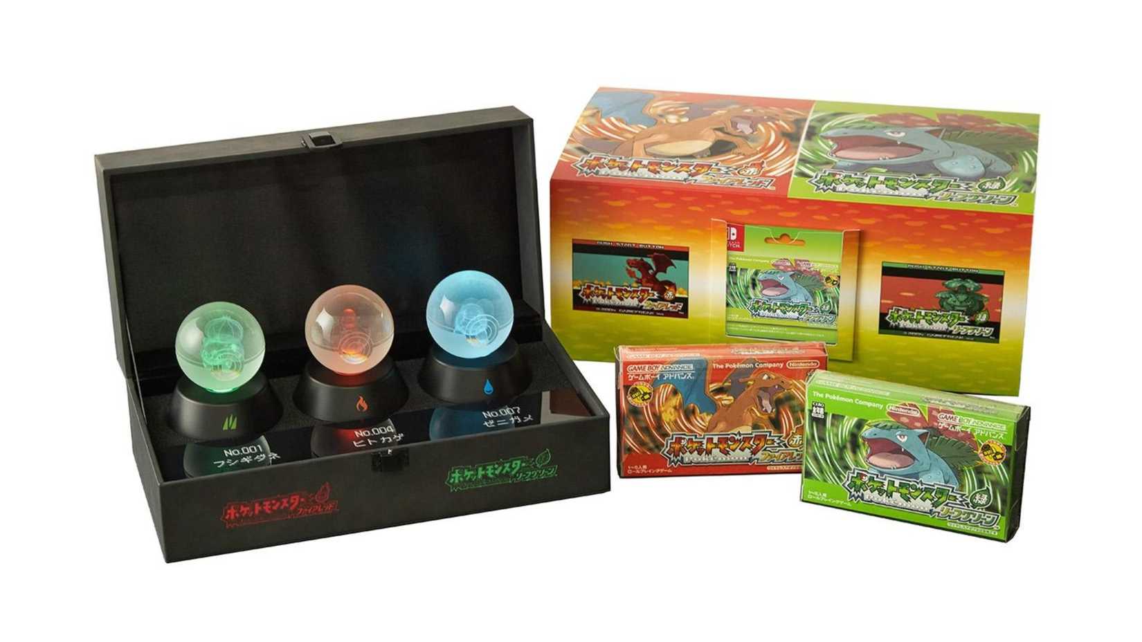 pokemon burnt and leaf green anniversary bundle.