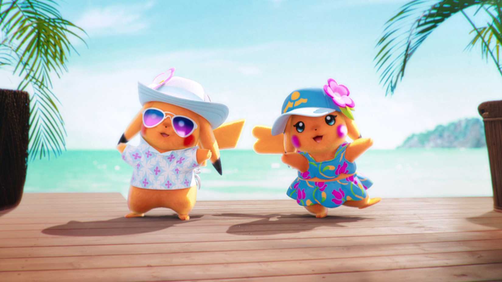 Twin Pikachus in Pokemon Winds and Waves.