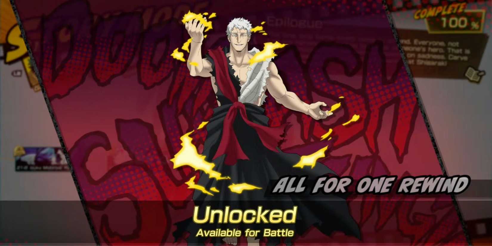 Unlocking everyone in My Hero Academia: Justice for All.