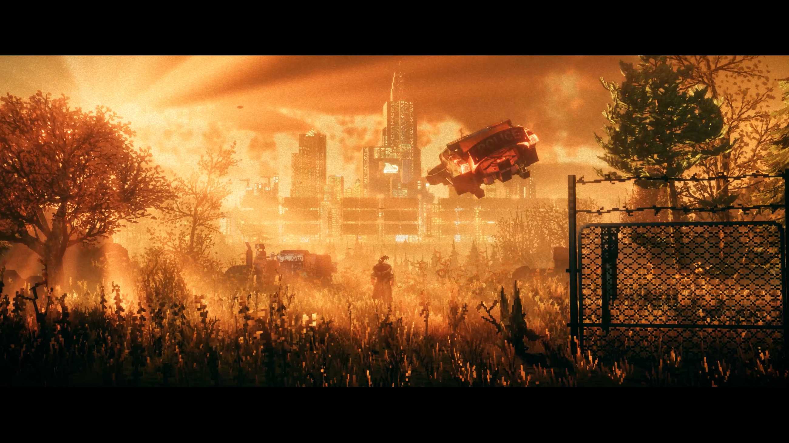 Reach the transformed corn field.