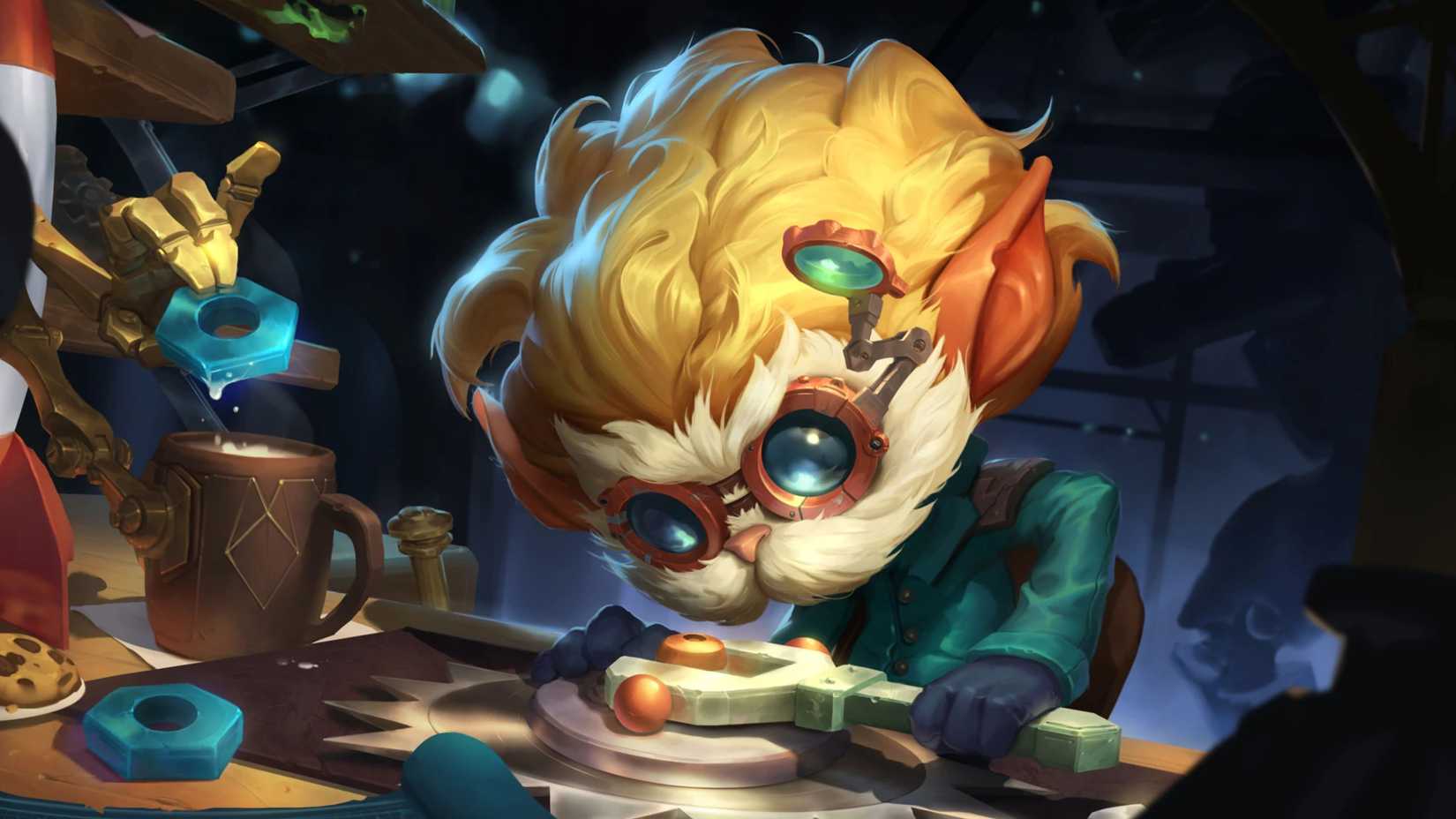 Riftbound Heimerdinger Splash Art