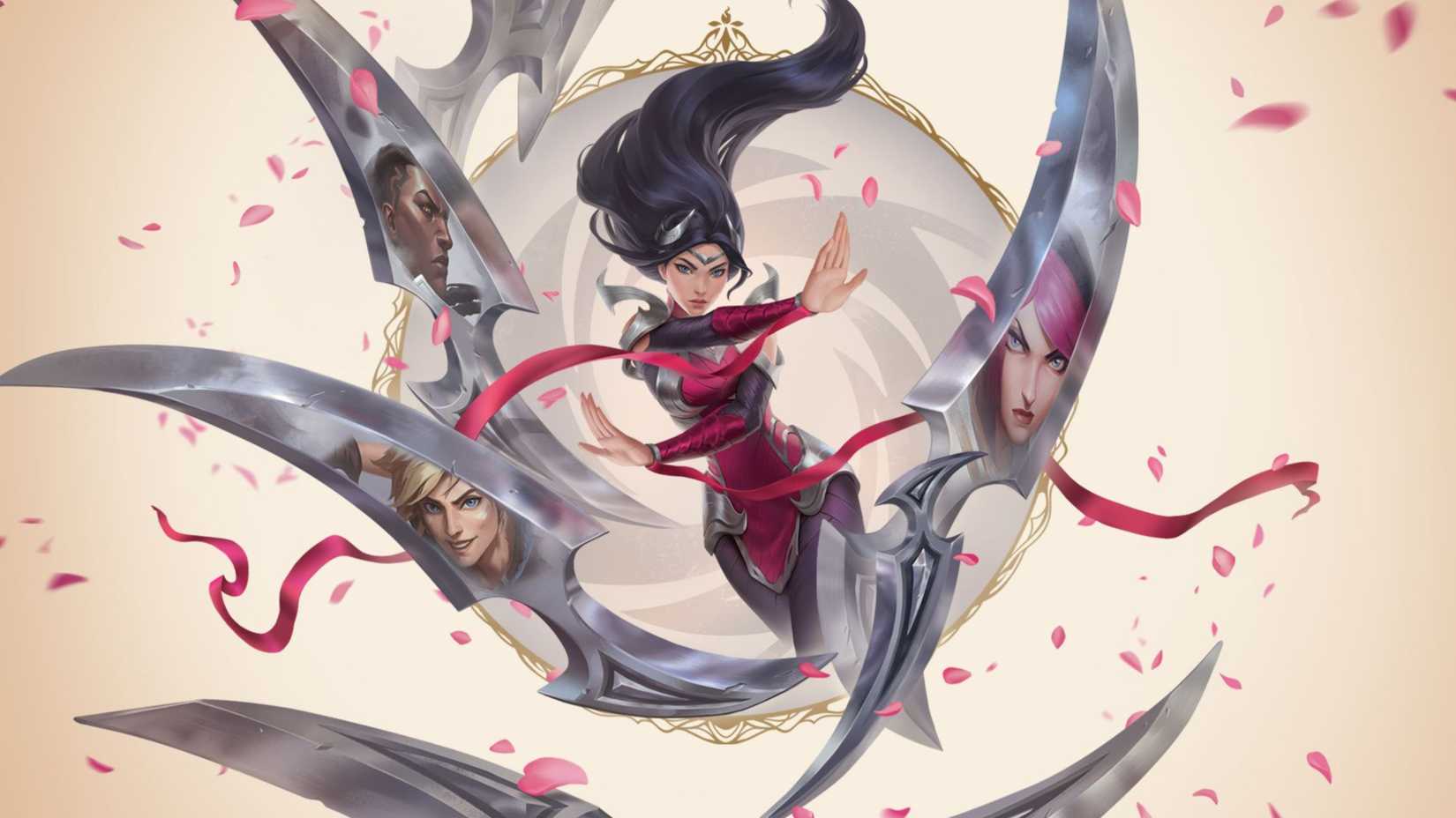 Riftbound Spiritforged Irelia Key Art