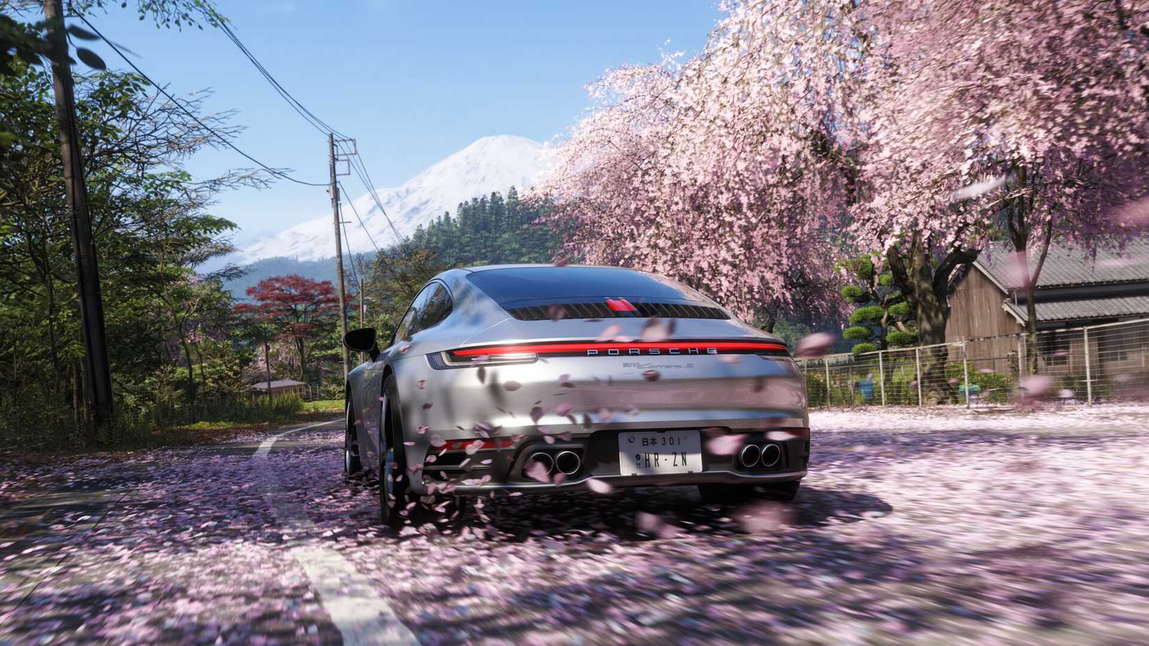 Cherry Blossoms in Forza Horizon 6. 
