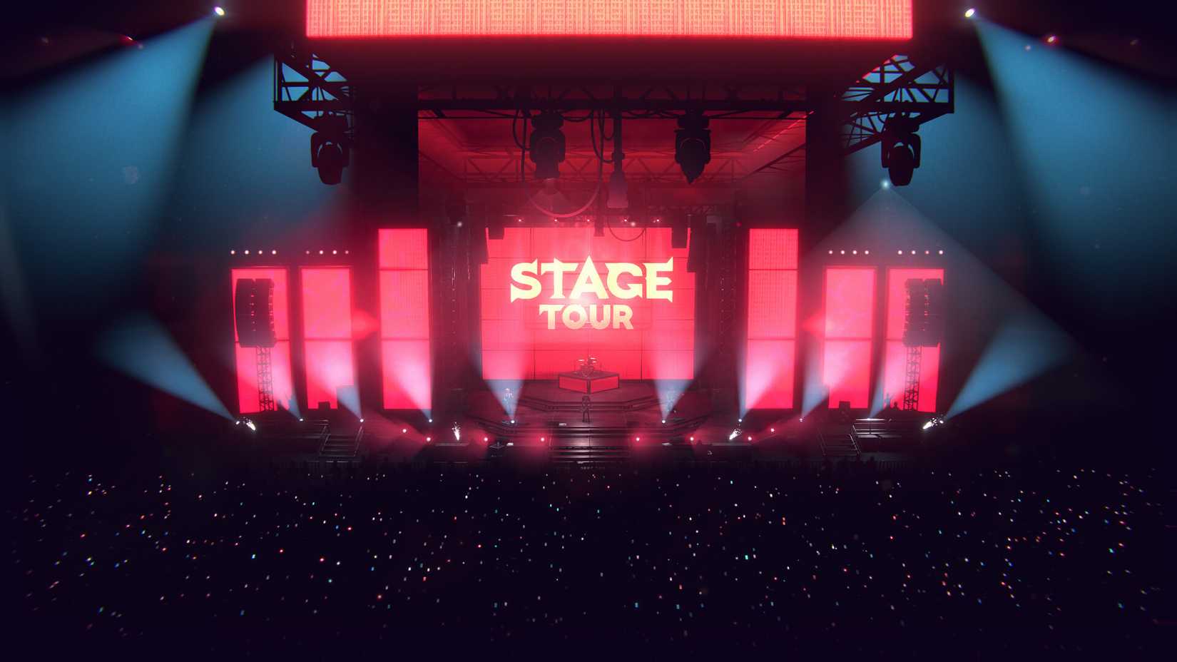 Concert stage in Stage Tour.