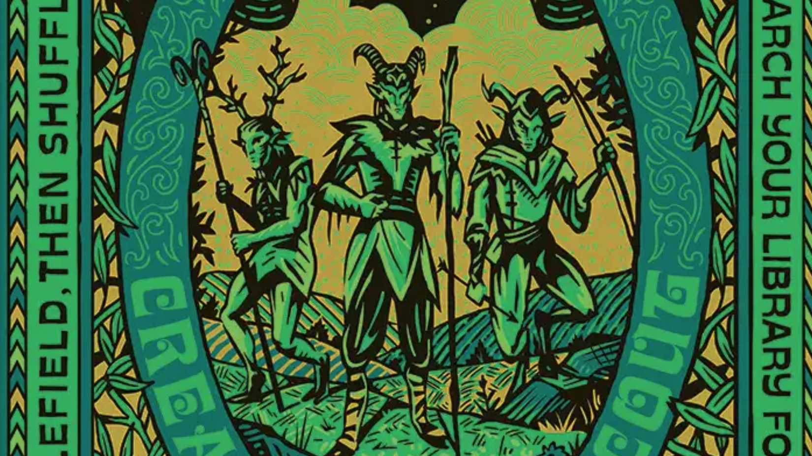 Wood Elves Magic The Gathering Prints Fascinating