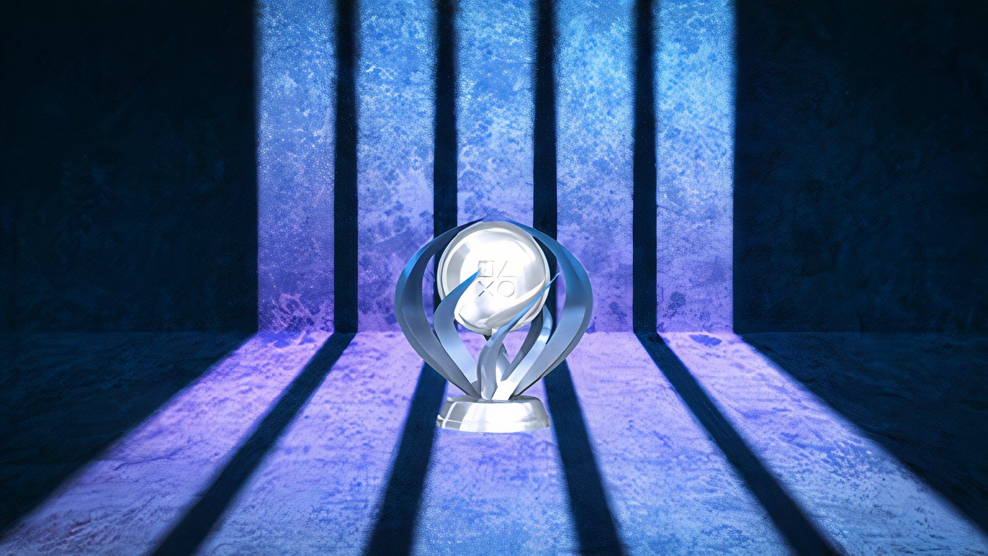 PlayStation Platinum Trophy in Prison Cell.