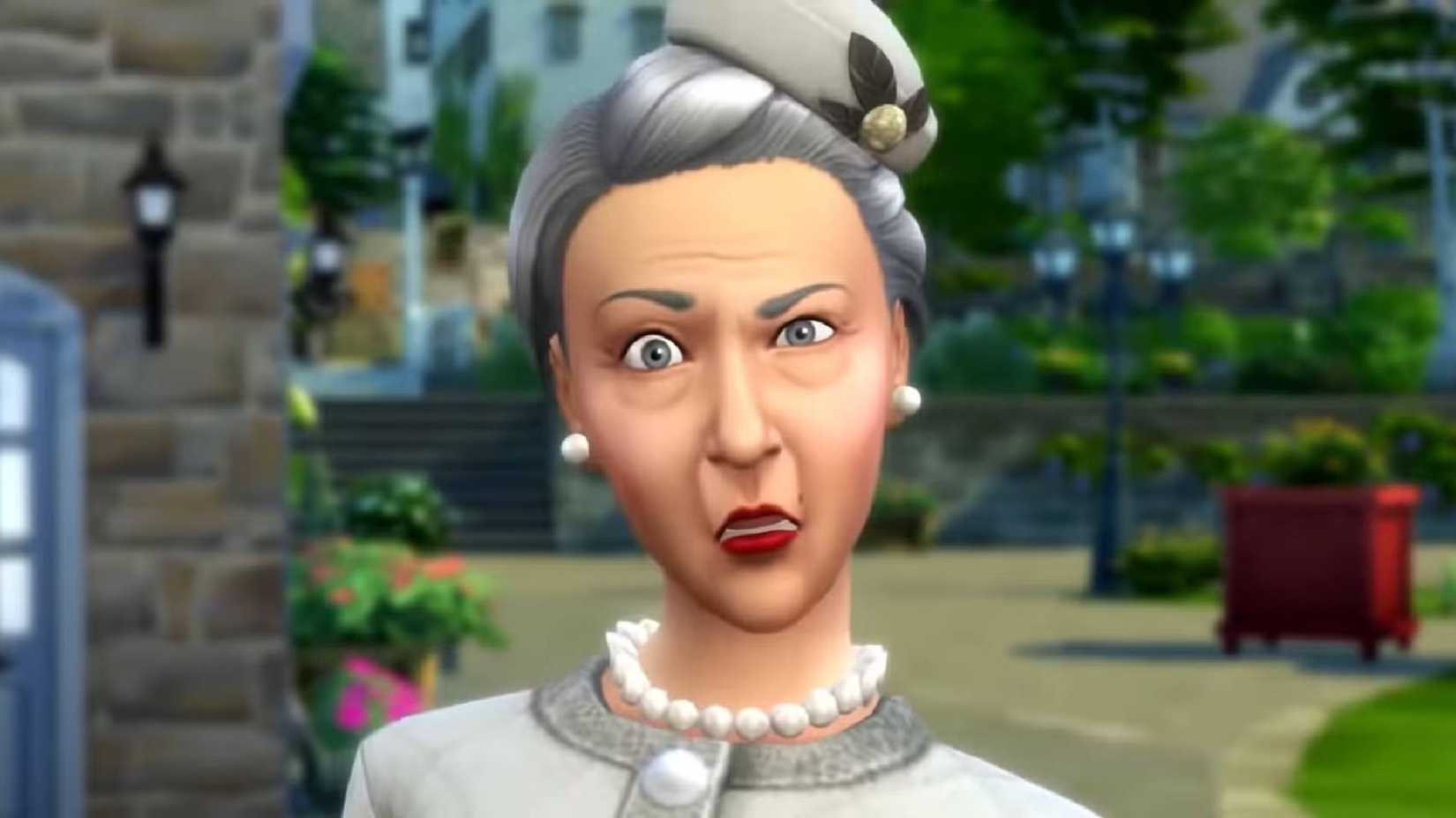 Agnes Crumplebottom from The Sims 4.
