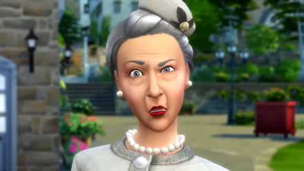 Agnes Crumplebottom from The Sims 4.