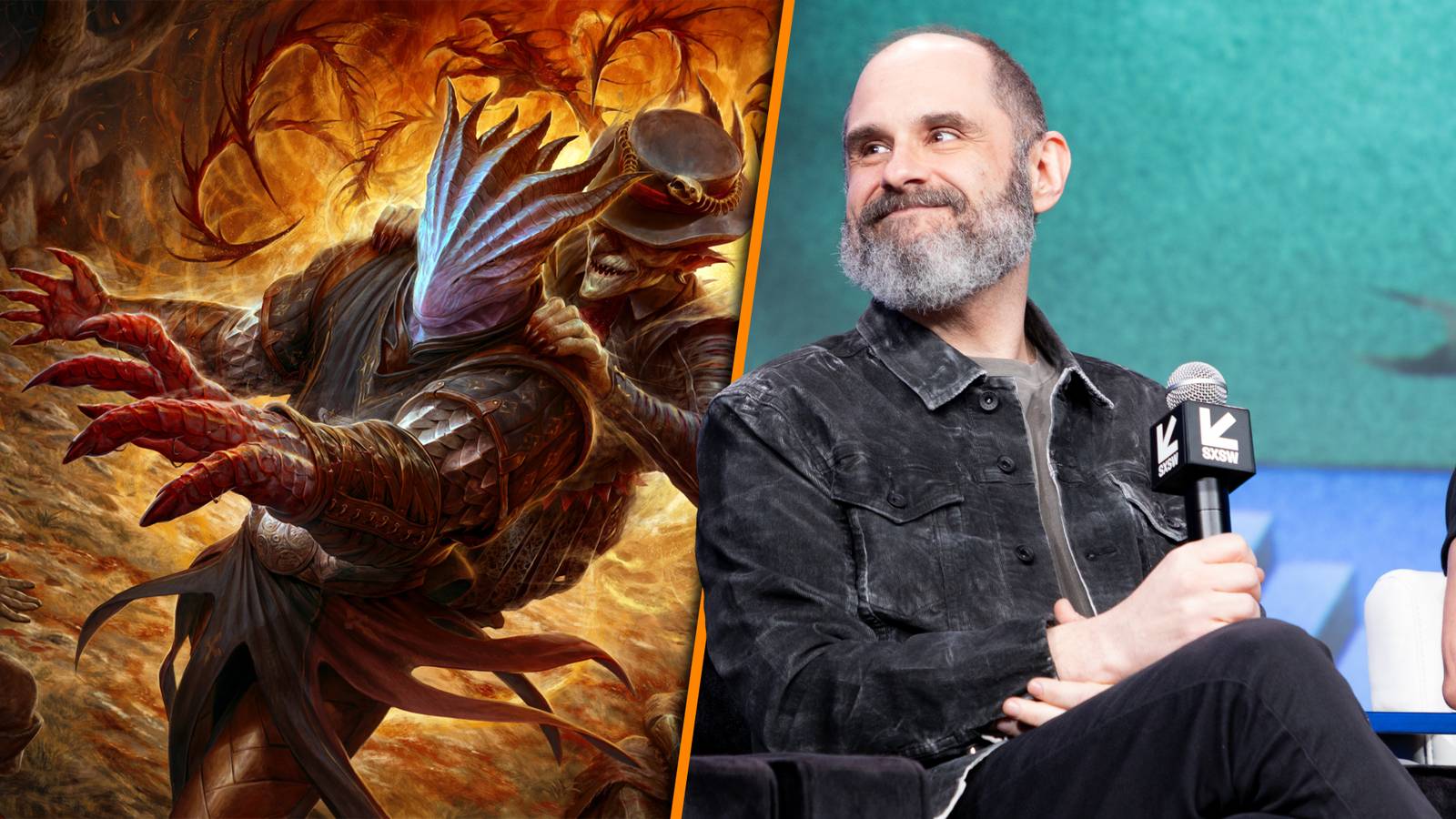 Dark Urge from Baldur's Gate 3 and Craig Mazin.