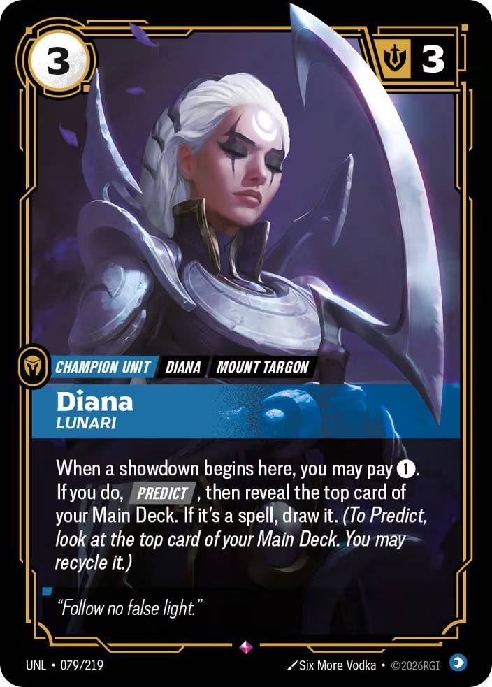 Diana, Lunari Riftbound Champion.