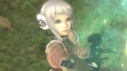 A character from Final Fantasy 11 on a grass background.