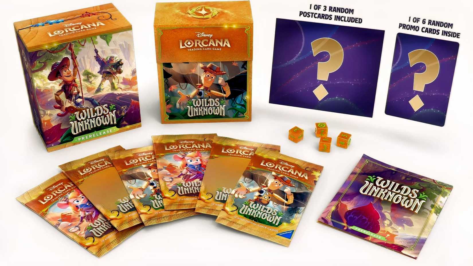 Lorcana Wilds Evolved Prerelease Pack.