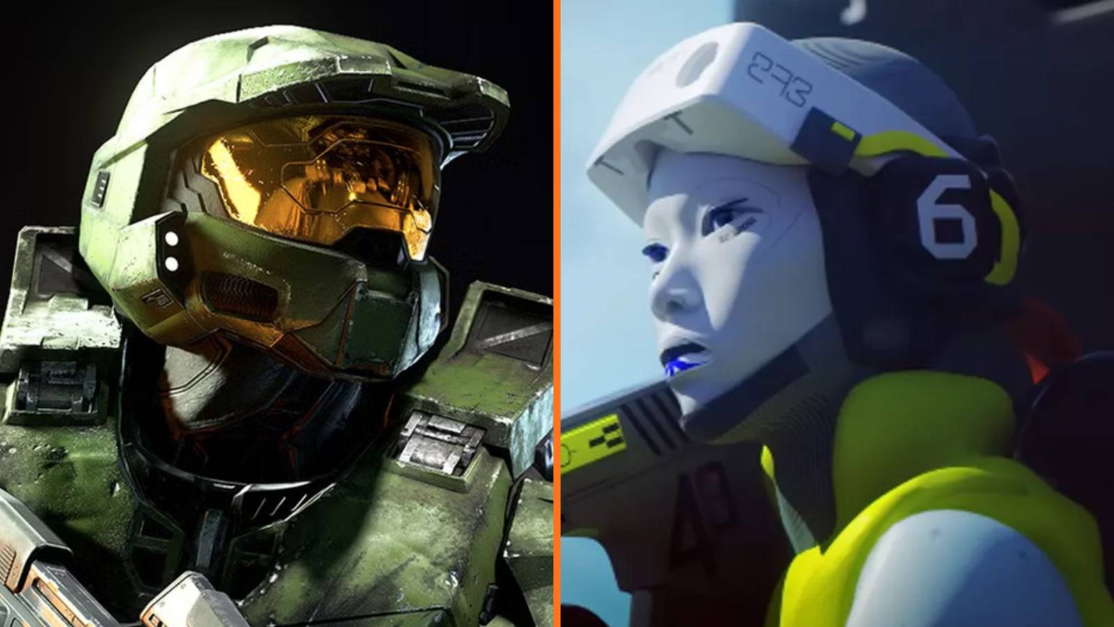 Marathon Character Master Chief Halo Split Image