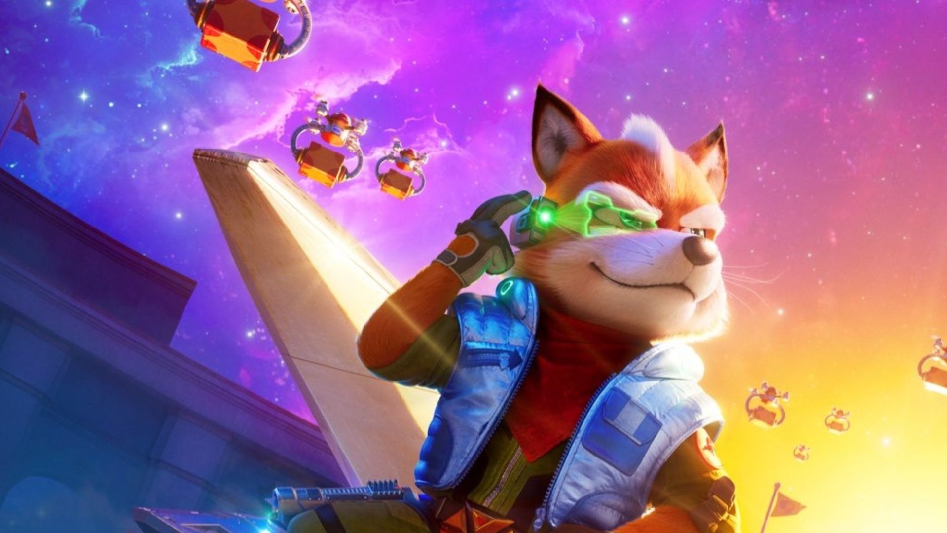 Star Fox in the Super Mario Galaxy movie. 